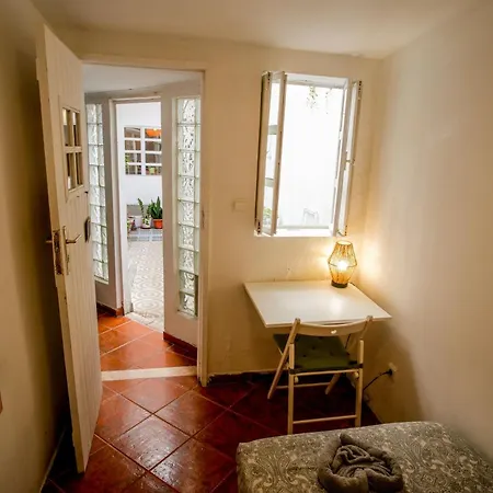 Shared With Bright Private Patio In * ליסבון