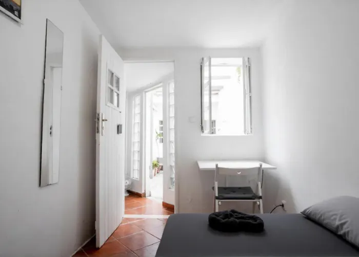 Shared With Bright Private Patio In Lisboa